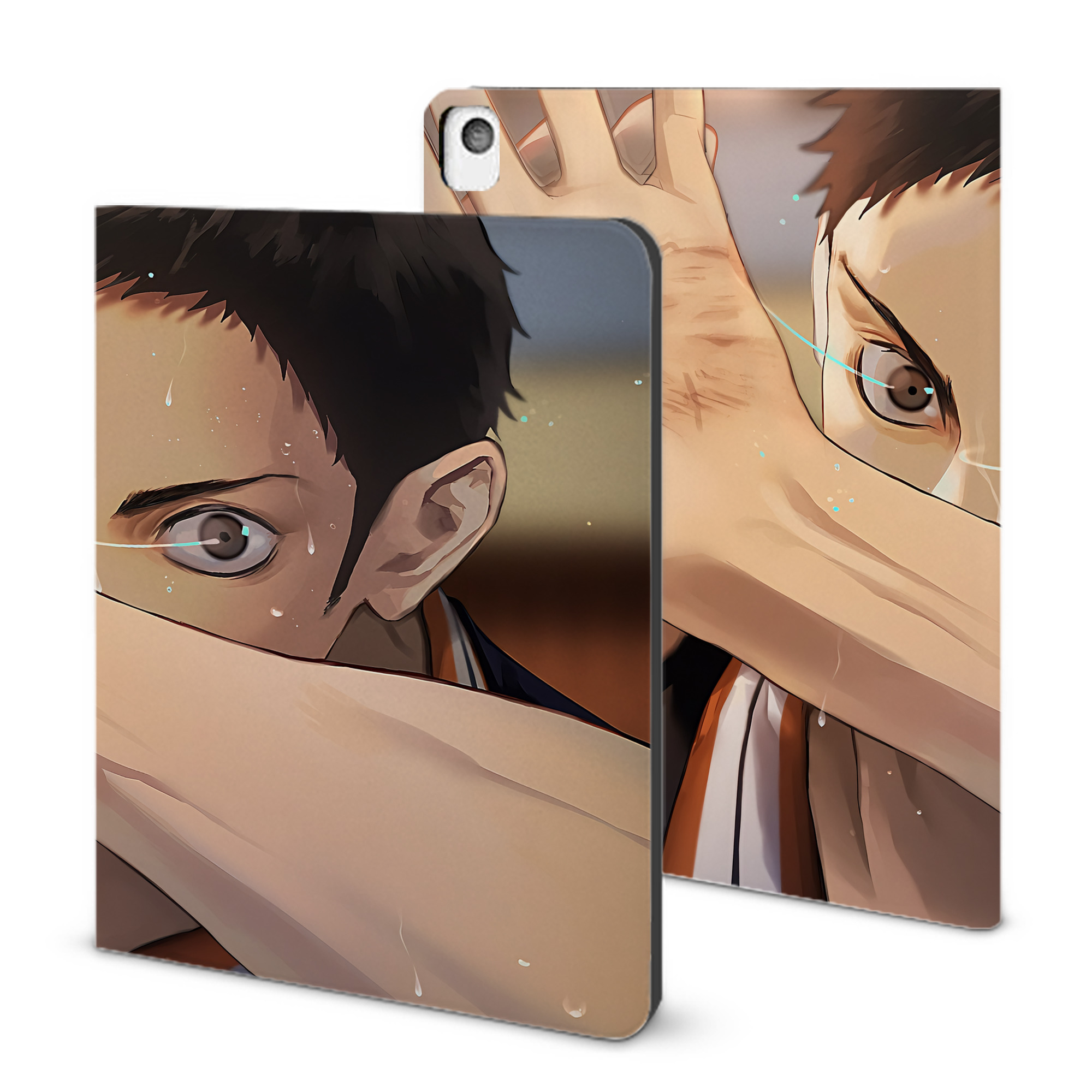（画像用） ハイキュー!! Haikyu!! IPadケース ペンホルダー付き ブックスタイルデザイン